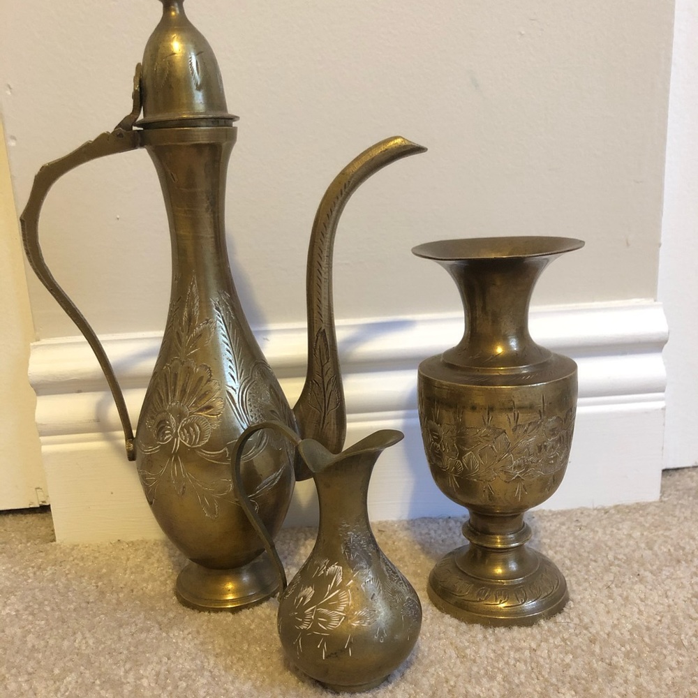 Antique Brass Set